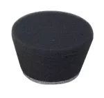 Profesjonalne gąbki polerujące śr. 30 mm, miękkie (czarne), 2 sztuki