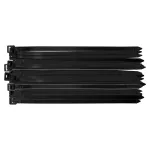 Opaski zaciskowe EXTREME 7.6 x 200 mm, czarne, 50 szt.