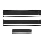 Opaski zaciskowe EXTREME czarne zestaw 2.5x100mm, 3.6x150mm, 4,8x200mm po 25szt