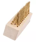 Szczotka druciana do kostki brukowej ze skrobakiem