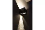 OPRAWA LED MISSOURI-O, 7W, 540lm, AC220-240V, 50/60 Hz, PF>0,5, Ra≥80, IP54, IK08, 4000K, KWADRAT, CZARNY