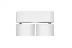 OPRAWA LED BIANCO CCT, 16W, 680lm, AC220-240V, 50/60 Hz, Ra≥80, IP20, 36°, 2700/3300/4000K, OKRĄGŁA, BIAŁY