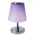 5W Lampa Biurkowa LED / Barwa: 4000K / Obudowa: Chromowa + Fioletowy Klosz