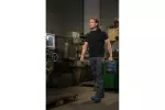 VILS T-shirt bawełniany czarny 3XL (58)