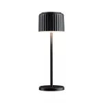 Lampka stołowa solarna ELSE LED DIM USB-C 3,7W 250lm 2700K IP44 czarny / aluminium