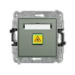 ICON Mechanizm gniazda światłowodowego/optycznego pojedynczego szałwiowy