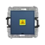 ICON Mechanizm gniazda światłowodowego/optycznego pojedynczego, bez pola opisowego navy blue