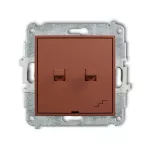 MINI Mechanizm łącznika podwójnego schodowego w stylu amerykańskim terakota