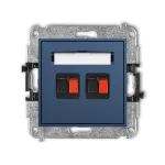 MINI Mechanizm gniazda głośnikowego podwójnego navy blue