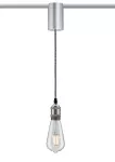 PAULMANN URail Universal adapter do zwisu Chrom/Mat 230V Metal/Tworzywo sztuczne