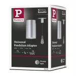 PAULMANN URail Universal adapter do zwisu Chrom/Mat 230V Metal/Tworzywo sztuczne
