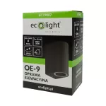 Oprawa elewacyjna OE-9 2xGU10 IP44 CZARNA