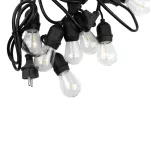 Girlanda Ogrodowa LED 10m+10xG45 E27 1W 2700K czar