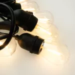 Girlanda Ogrodowa LED 10m+10xG45 E27 1W 2700K czar