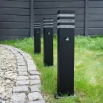 Słupek ogrodowy SO-60P 1xGU10 PIR IP44 CZARNY