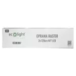 Oprawa Raster 2x120cm N/T LED CZARNA IP24