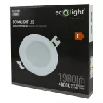 Downlight P/T okrąg 18W 4000K biały DL-1
