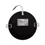 Downlight P/T okrąg 6W 4000K czarny DL-1