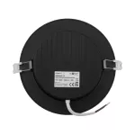 Downlight P/T okrąg 12W 4000K czarny DL-1