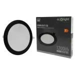 Downlight P/T okrąg 12W 4000K czarny DL-1