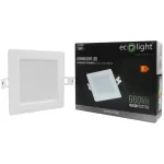 DOWNLIGHT P/T KWADRAT 6W 4000K BIAŁY DL-1 660lm IP20