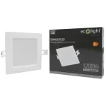 DOWNLIGHT P/T KWADRAT 12W 4000K BIAŁY DL-1 1200lm IP20