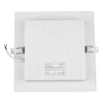 Downlight P/T kwadrat 18W 4000K biały DL-1