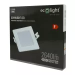 Downlight P/T kwadrat 24W 4000K biały DL-1