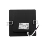 DOWNLIGHT P/T KWADRAT 6W 4000K CZARNY DL-1 660lm IP20