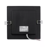 Downlight P/T kwadrat 12W 4000K czarny DL-1
