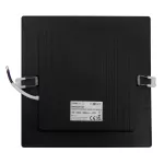 Downlight P/T kwadrat 18W 4000K czarny DL-1