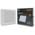 DOWNLIGHT N/T KWADRAT 6W 4000K BIAŁY DL-1 660lm IP20