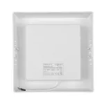 DOWNLIGHT N/T KWADRAT 12W 4000K BIAŁY DL-1 1200lm IP20