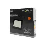 Downlight N/T kwadrat 6W 4000K czarny DL-1