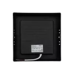 DOWNLIGHT N/T KWADRAT 12W 4000K CZARNY DL-1 1200lm IP20