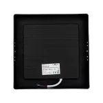 Downlight N/T kwadrat 18W 4000K czarny DL-1