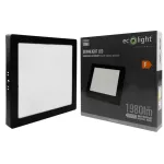 Downlight N/T kwadrat 18W 4000K czarny DL-1