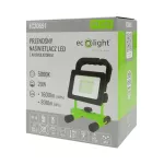 Przenośny Naświetlacz LED z akumulatorem 20W PN-A2 5000K 1600/800lm IP54