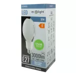 Żarówka LED Rocket E27 30W 6000K 3000lm E-27->E-40