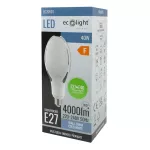 Żarówka LED Rocket E27 40W 6000K 4000lm E-27->E-40