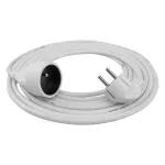 Przedłużacz 1 gniazdo 5m z/u 3x1.5mm2 BIAŁY