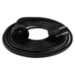 Przedłużacz 1 gniazdo 5m z/u 3x1.5mm2 CZARNY