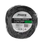 Przedłużacz 1 gniazdo 10m 3x1.5mm2 CZARNY