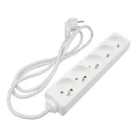 Przedłużacz 5 gniazd 1.5m 3x1.0mm2 BIAŁY