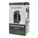 Oprawa elewacyjna plastik OE-5C 1xGU10 CZARNA