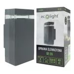 Oprawa elewacyjna plastik OE-5S 1xGU10 ANTRACYT