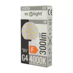 Żarówka G4 Pastylka 3W 12V 4000K 280lm IP20