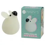 MARY'S lampka nocna LED Myszka biała