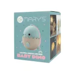 MARY'S lampka nocna LED Baby dino RGB niebieski