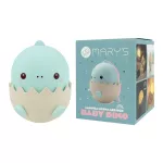 MARY'S lampka nocna LED Baby dino RGB niebieski